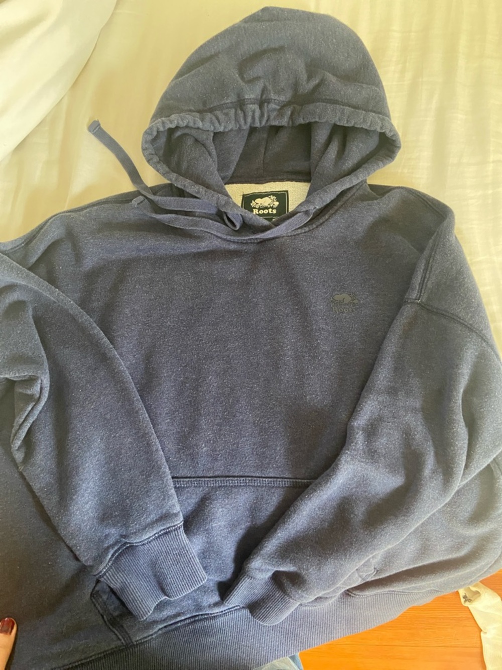 Roots Men's Dark Navy Pullover Hoodie